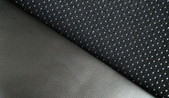 Обивка сидений (не чехлы) экокожа с тканью под цельный задний ряд сидений для Лада Гранта fl в комплектациях standard, classic, comfort