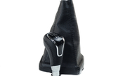 Ручка КПП с пыльником sal-man в стиле Весты с черной прострочкой для ВАЗ 2113-2115 с кулисой