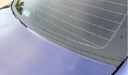 Накладка (жабо) в проем заднего стекла ТюнАвто для Лада Гранта седан, Гранта fl седан