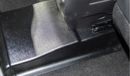 Накладка на ковролин ТюнАвто под заднее сиденье для renault arkana с 2019 года выпуска
