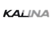 Черный матовый шильдик с названием модели на крышку багажника для Лада Калина, Калина 2