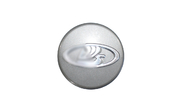 Аналоговый колпачок ступицы в серебристом цвете с Ладьей нового образца на литой диск r17 d57мм для Лада Веста, Икс Рей