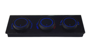 Тюнинг-панель блока управления отопителем с синей диодной подсветкой для Лада Приора