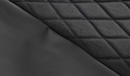 Обивка (не чехлы) сидений Recaro экокожа с тканью Полет (цветная строчка Ромб, Квадрат) для ВАЗ 2110, Лада Приора седан