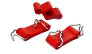 Комплект крепления глушителя красный полиуретан cs20 drive для ВАЗ 2101-2107, Лада 4х4 (Нива) до 1994 г.в.