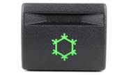 Кнопка кондиционера avtograd с зеленой подсветкой (без индикации) для Лада Приора, Калина 2, Гранта