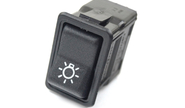 Кнопка-выключатель габаритных огней и ближнего света фар с белой подсветкой для ВАЗ 2108-21099