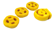 Комплект подушек глушителя желтый полиуретан cs20 comfort для Лада Калина, Калина 2, Гранта, Гранта fl, Датсун