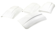 Комплект белых пластиковых брызговиков ЯрПласт на Пикап ВИС 2345, 2346, 2347