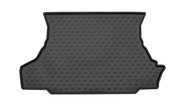 Пластиковый коврик rezkon с узором Ромб в багажник для ВАЗ 2108, 2109