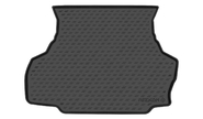 Пластиковый коврик rezkon с узором Ромб в багажник для ВАЗ 2115