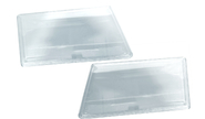 Комплект гладких пластиковых стекол фар для ВАЗ 2108-21099