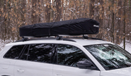 Складной автовтобокс armbox300 на крышу тканевый лыжный с креплением на П-скобах