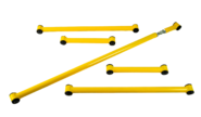 Штанги реактивные усиленные n-parts желтые под лифт 40мм для Лада 4х4, Нива Легенд, Шевроле Нива