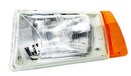 Дефектing! Блок фара левая оранжевый поворотник для ВАЗ 2108, 2109, 21099 (разбито стекло)