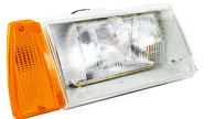 Дефектing! Блок фара правая оранжевый поворотник для ВАЗ 2108, 2109, 21099 (треснуто стекло)