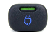 Пересвеченная кнопка Андройд с индикацией для ВАЗ 2113-2115, Лада Калина, Нива Тревел, Шевроле Нива