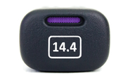 Пересвеченная кнопка 14.4 с индикацией для ВАЗ 2113-2115, Лада Калина, Нива Тревел, Шевроле Нива
