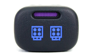 Пересвеченная кнопка парной двойной led балки с индикацией для ВАЗ 2113-2115, Лада Калина, Нива Тревел, Шевроле Нива