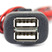 USB зарядное на 2 слота для ВАЗ 2108-21099, 2110-2112 с европанелью, 2113-2115, Лада Калина, Нива 4х4, Шевроле Нива 