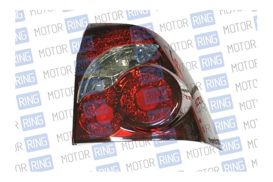 Светодиодные задние фонари ProSport Infiniti RS-05184 для Лада Приора, красный корпус