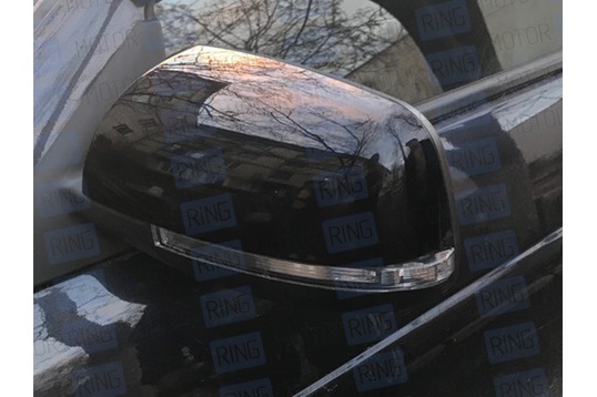 Боковые зеркала Ульяновск нового образца с электроприводом, обогревом, повторителем неокрашенные для Лада Приора