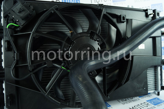 Оригинальный радиатор охлаждения в сборе для Лада Калина 2, Гранта, Датсун с роботизированной КПП нового образца (Тип KDAC)