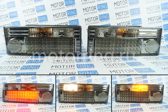 Задние фонари хром диодные ProSport RS-02019 для ВАЗ 2108-21099, 2113, 2114_1