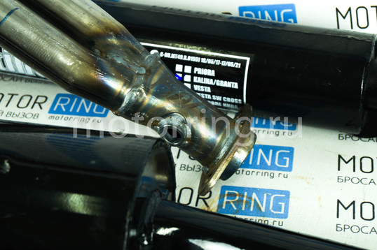 Выпускной комплект Stinger Auto с глушителем для 16-клапанных Лада Калина седан, универсал, Калина 2 универсал