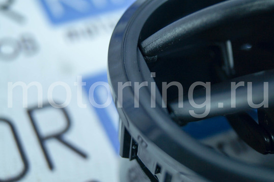 Сопло воздуховода Люкс с черным лаковым кольцом для Лада Калина 2, Граната, Гранта FL