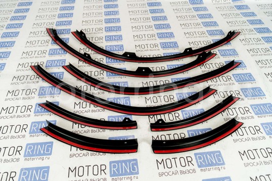 Защитные накладки на колесные арки узкие АртФорм для Рено Дастер 2010-2015 г.в.