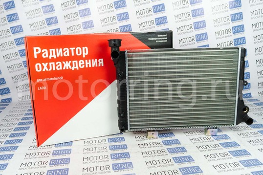 Радиатор охлаждения красная упаковка алюминиевый для ВАЗ 2103, 2106_1
