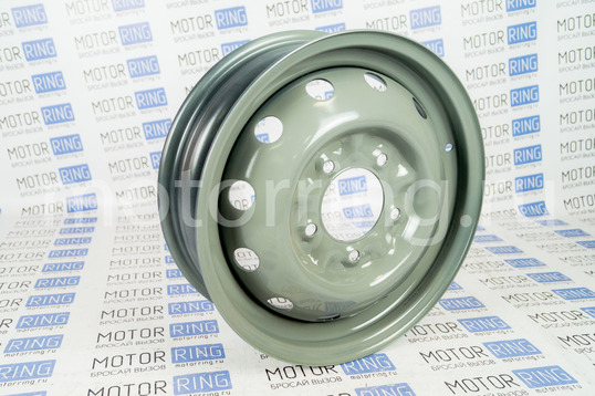 Штампованный диск колеса 5JХ16Н2 с серебристым покрытием для Лада 4х4, Нива Легенд_1