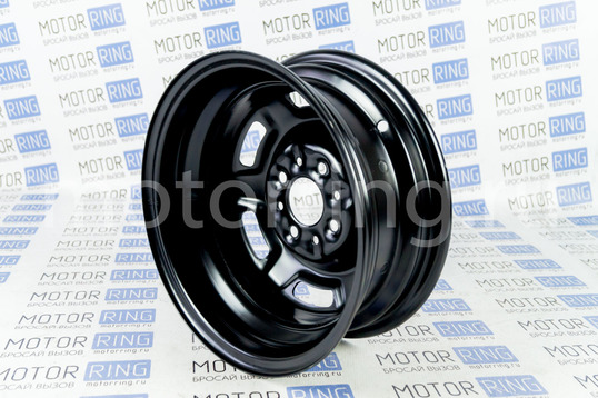 Штампованный диск колеса 5JХ13Н2 с черным покрытием для ВАЗ 2108-21099, 2110-2112, 2113-2115, Калина, Гранта