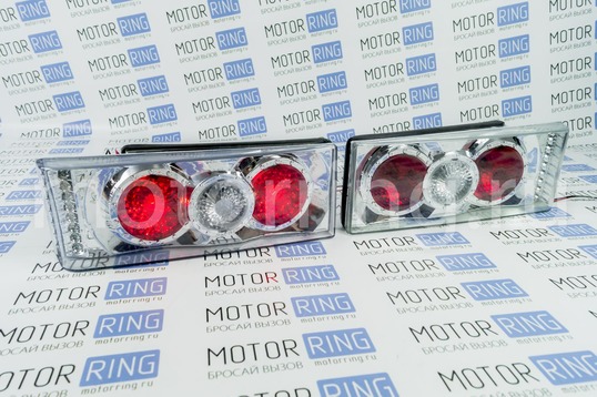 Задние фонари Torino SkyLine хром для ВАЗ 2108-21099, 2113, 2114_1