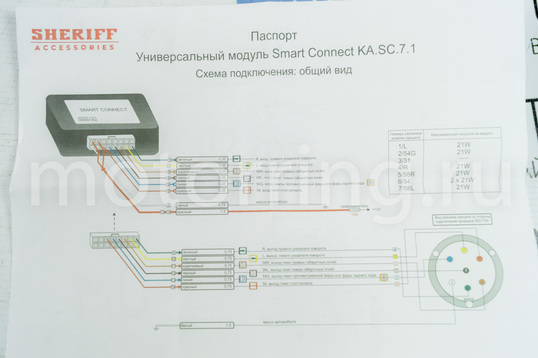 Фаркоп с модулем Smart Connect для Лада Икс Рей