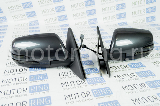 Боковые зеркала AMG с электроприводом, обогревом и динамическим повторителем для Лада Приора