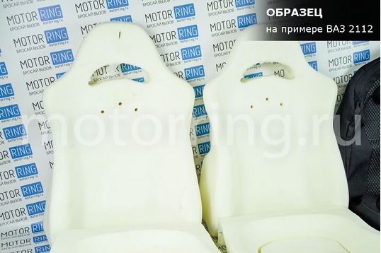 Комплект для сборки сидений Recaro (черная ткань, центр Ультра) для ВАЗ 2110, Лада Приора седан