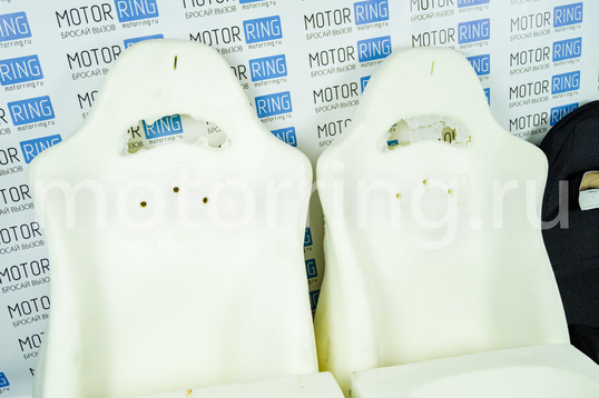 Комплект для сборки сидений Recaro (черная ткань, центр Искринка) для ВАЗ 2108-21099, 2113-2115, 5-дверная Нива 2131