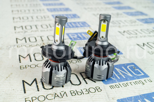 Светодиодные лампы A6 Sal-Man с вентилятором 40W 3800K 4600LM H4