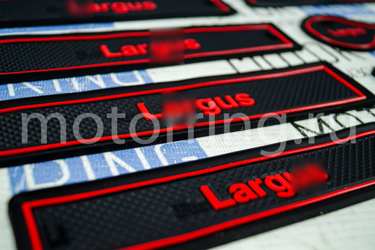 Комплект ковриков панели приборов и консоли LARGUS для Лада Ларгус