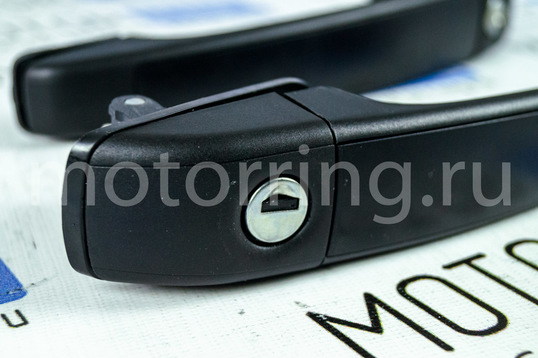 Наружные евро ручки дверей Рысь черные (шагрень) на УАЗ 3303
