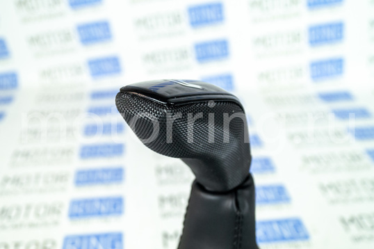 Модельная ручка КПП Ferrum Group Limited Edition с пыльником из экокожи (биэластик) для Лада Веста