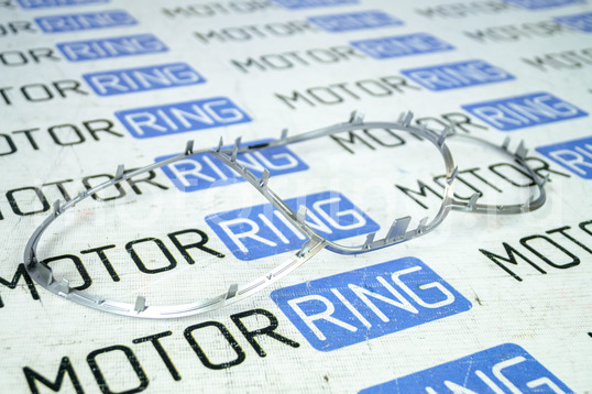 Окантовка облицовки щитка комбинации приборов серебристая для Лада Веста
