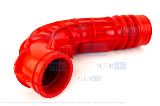 Патрубки двигателя армированный каучук красные для 8-клапанных Лада Калина