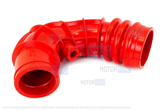 Патрубки двигателя армированный каучук красные для 8 кл ВАЗ 2110, 2111, 2112