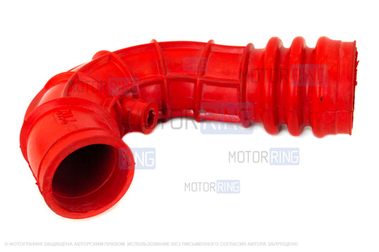 Патрубки двигателя армированный каучук красные для 16-клапанных Лада Приора