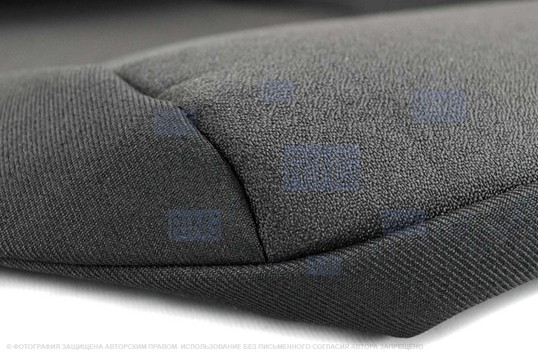 Обивка сидений (не чехлы) черная ткань с центром из черной ткани на подкладке 10мм для ВАЗ 2108-21099, 2113-2115, 5-дверной Лада 4х4 (Нива) 2131