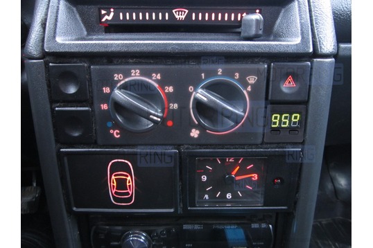 Бортовой компьютер ШТАТ X-33 вместо заглушки кнопки для ВАЗ 2110-2112
