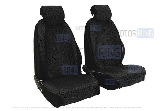 Универсальные защитные накидки передних сидений из ткани Искринка_1